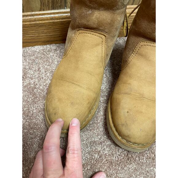 UGG size 6 Naiyah shearling winter ankle boots sheepskin suede women's - Picture 5 of 13